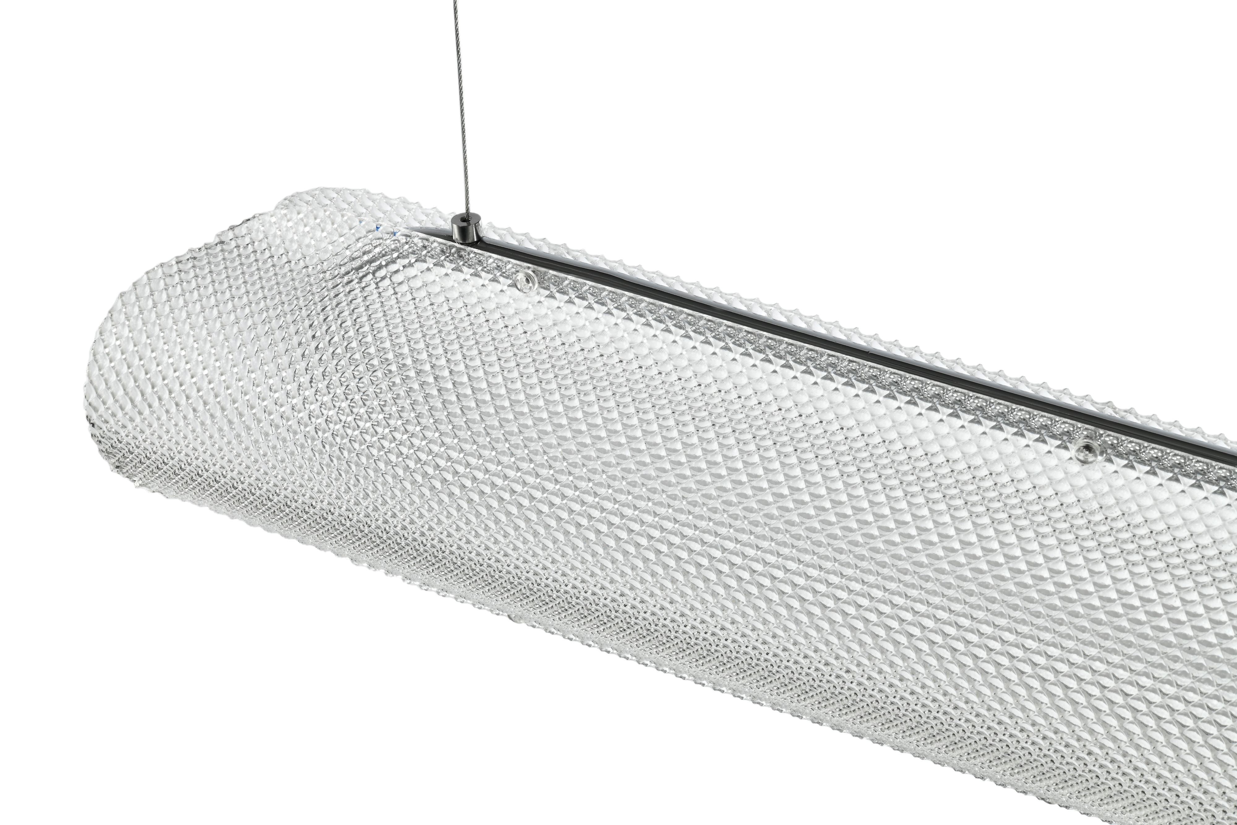 Светильник подвесной 12*60 см, LED 25W 4000K хром Zortes Circon ZRS.90610.25