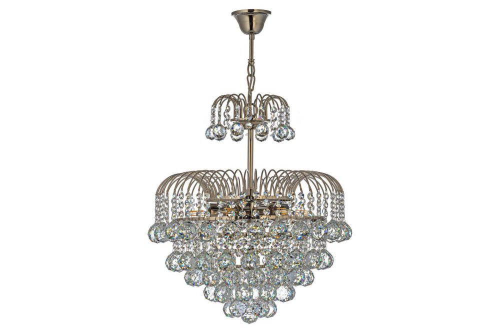 Люстра *48*52 см, 6*E14*40W, Arti Lampadari Bellagio Bellagio E 1.5.50.100 N, Матовый никель