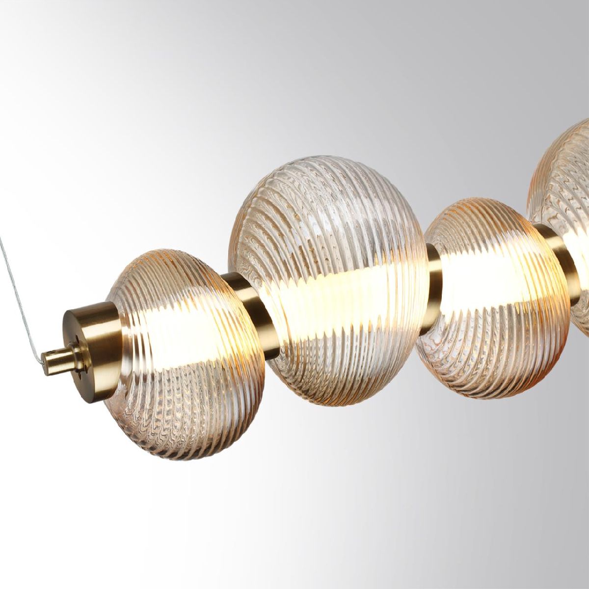 Подвесной светильник 77 см, 24W, 4000K, Odeon Light L-vision Bruco 5095/24L, бронза