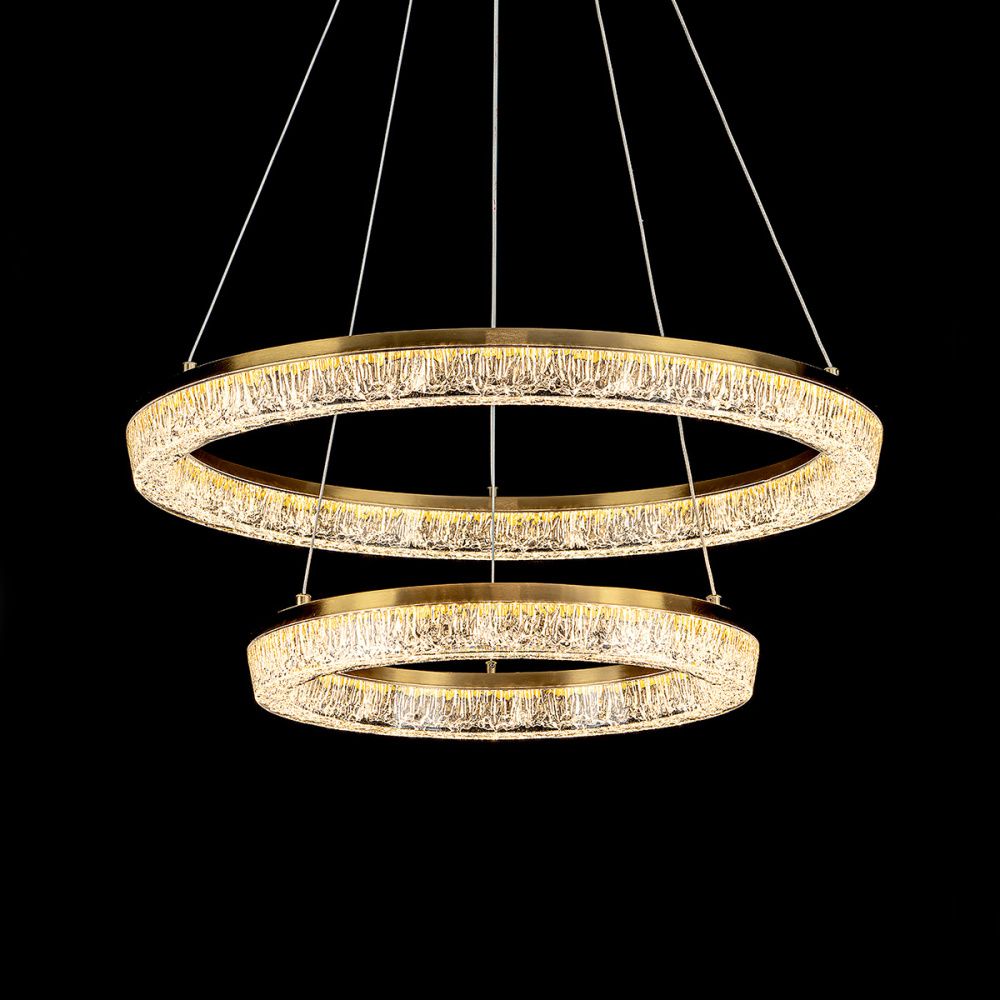 Светильник 40 см, *LED*115W, 3000-6000K, Modestyle  MS.9026.600.400  BS, Латунь