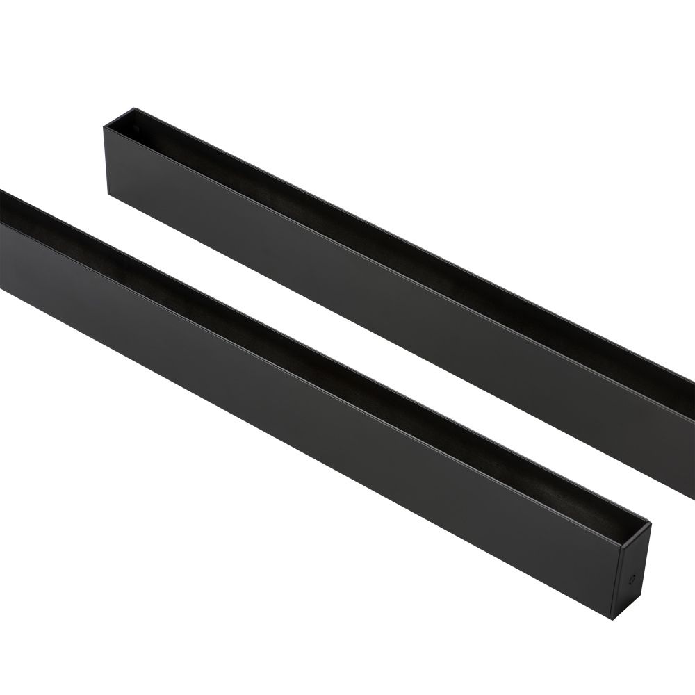 Трек PRO 220V, 2 метра 2*3,1 см, Матовый Черный Lightstar Barra 505027