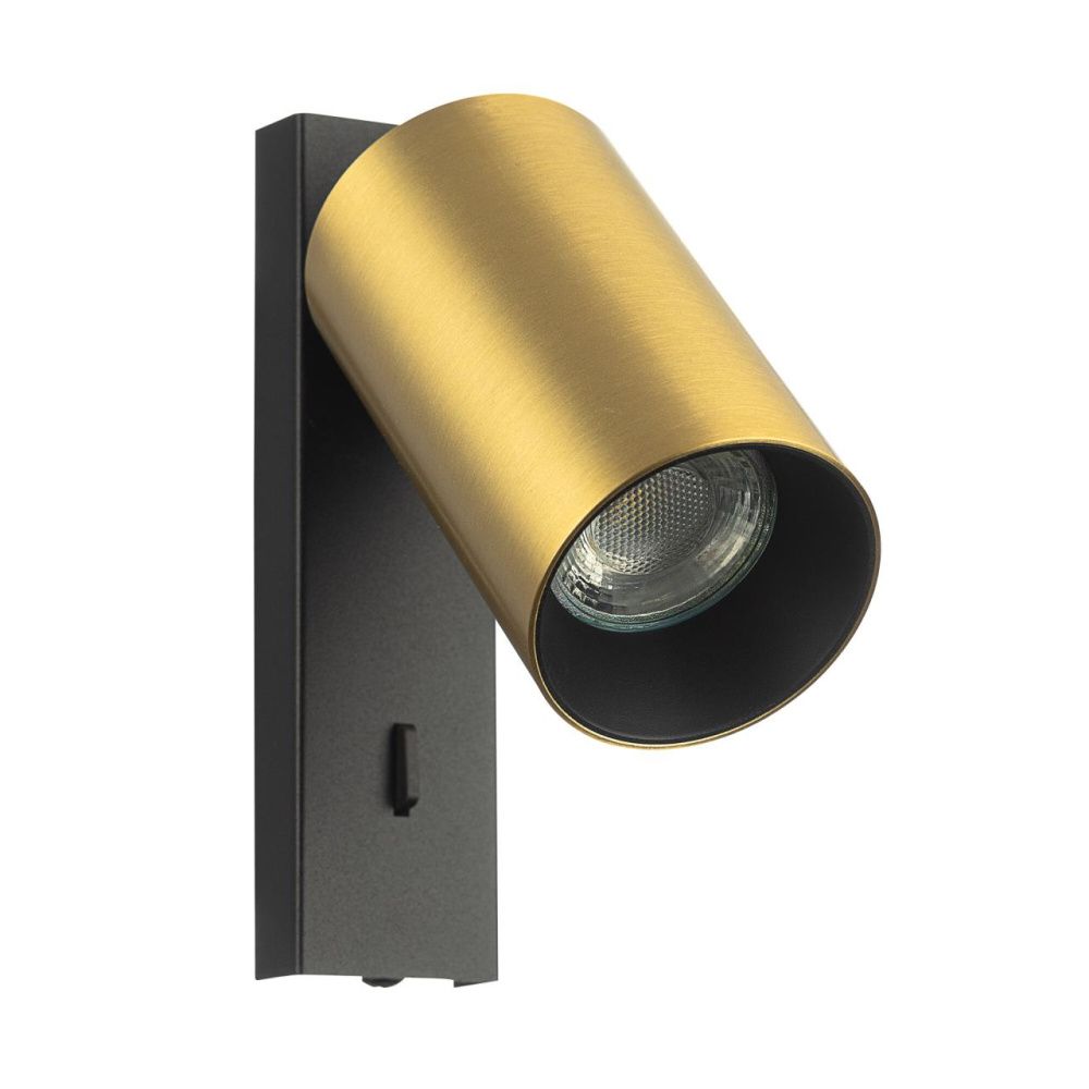 Светильник 15 см, Citilux AXEL CL512512, черный-латунь