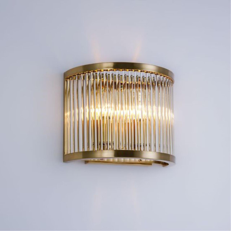 Настенный светильник 25 см, Arte Lamp ANETTA A1065AP-2PB, медный