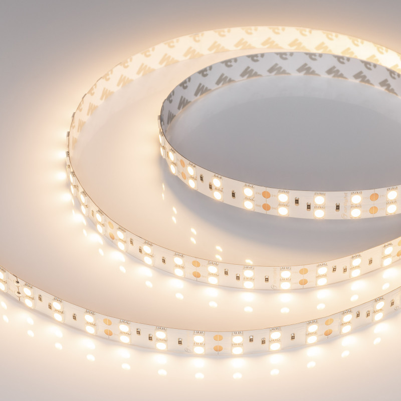 Лента RT-B120-15mm 24V Warm3000 (28.8 W/m, IP20, 5060, 5m), Arlight 028654(2). Цена указана за 5 метров. Продается кратно 5 метрам.