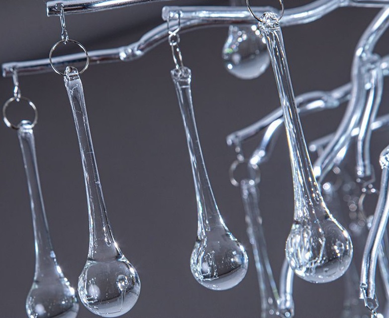 Светильник DZN-46535 СЕРЕБРО/ХРОМ D1000*350/H1200/16/E14/60W 23-09