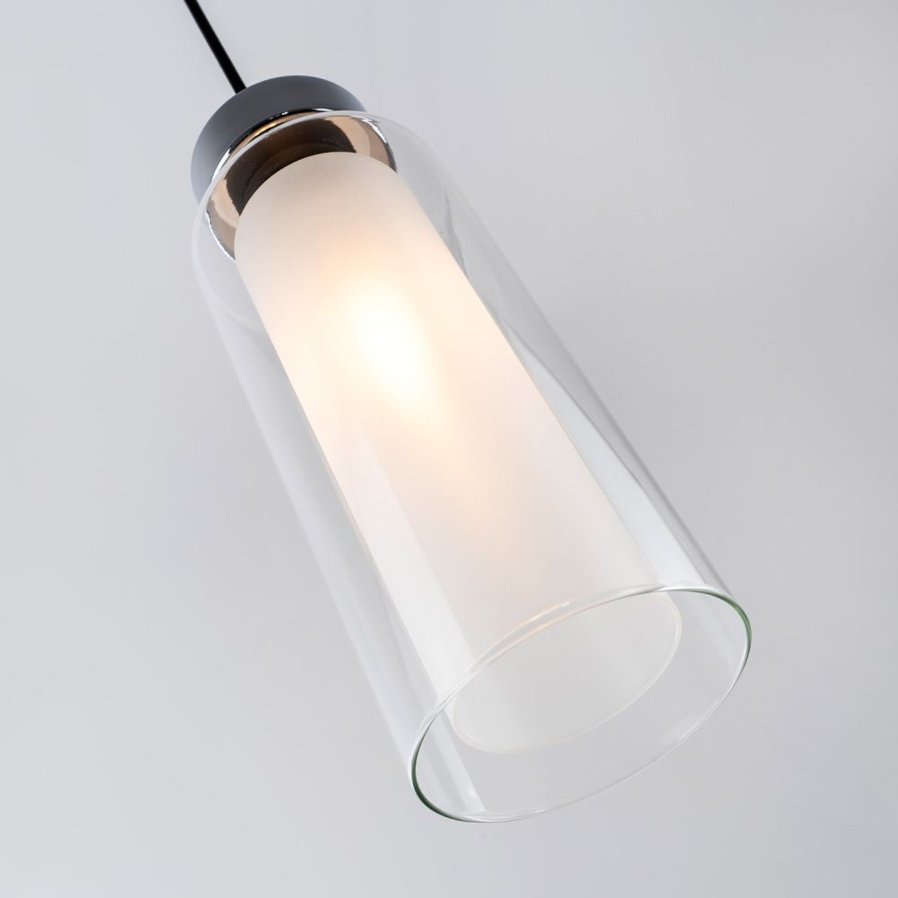 Подвесной светильник 10*27/120 см, 1*Е14 MODEMODERN MD.1184.1 хром, черный