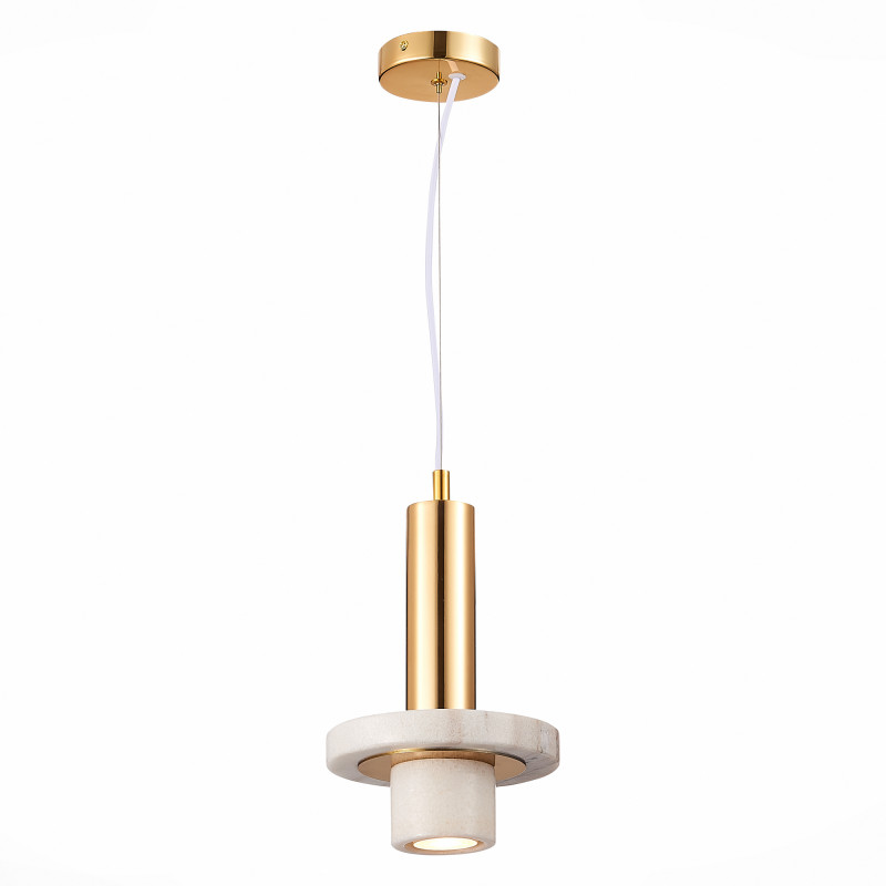 Светильник подвесной 19*150 см, G9, 1-2 м2 ST LUCE PIETRA SL1210.503.01 Золотистый