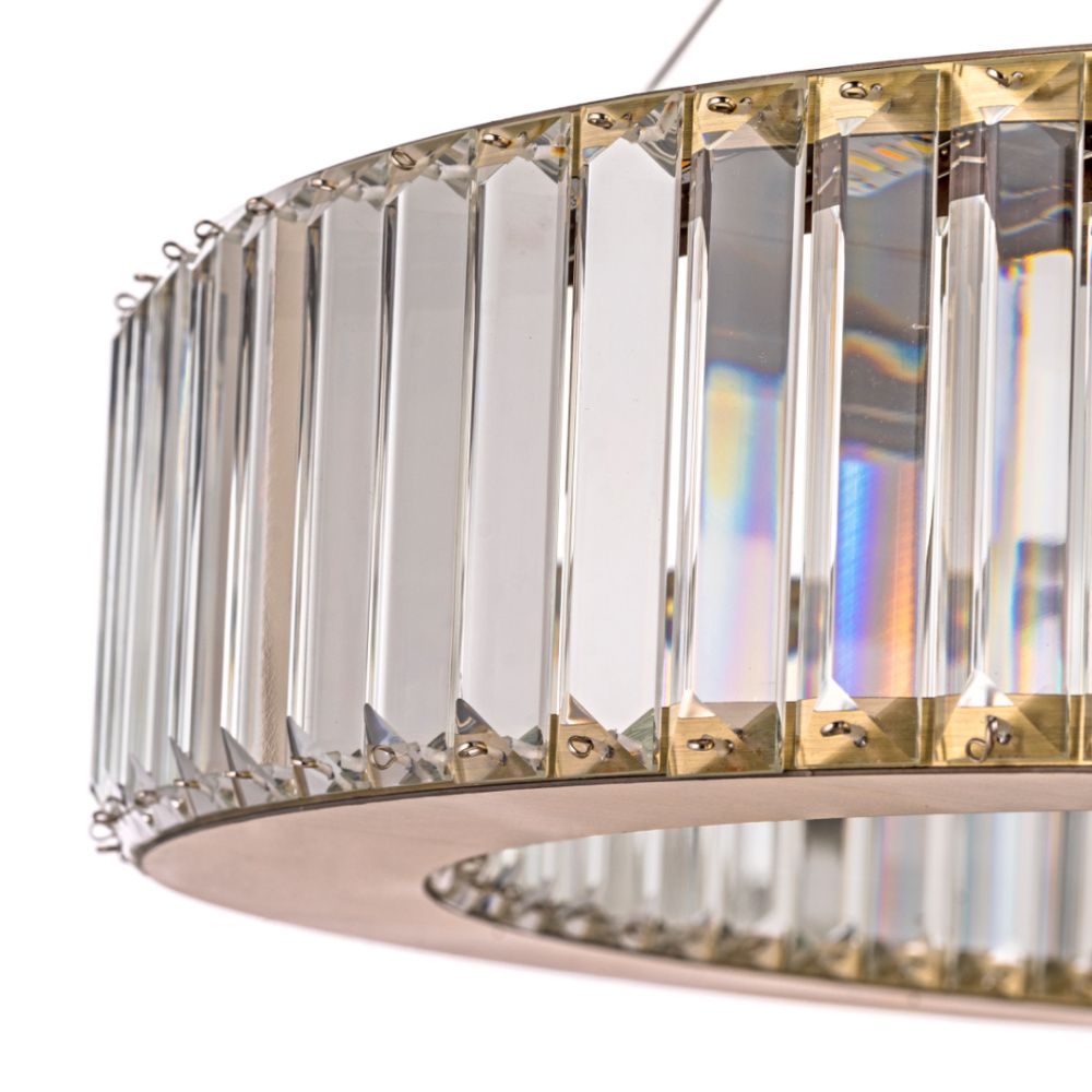 Люстра подвесная *40* см, Led лента*LED*18W, 3000/4500/6000 K, Arti Lampadari Anzio Anzio L 1.5.40.100 G, золотой