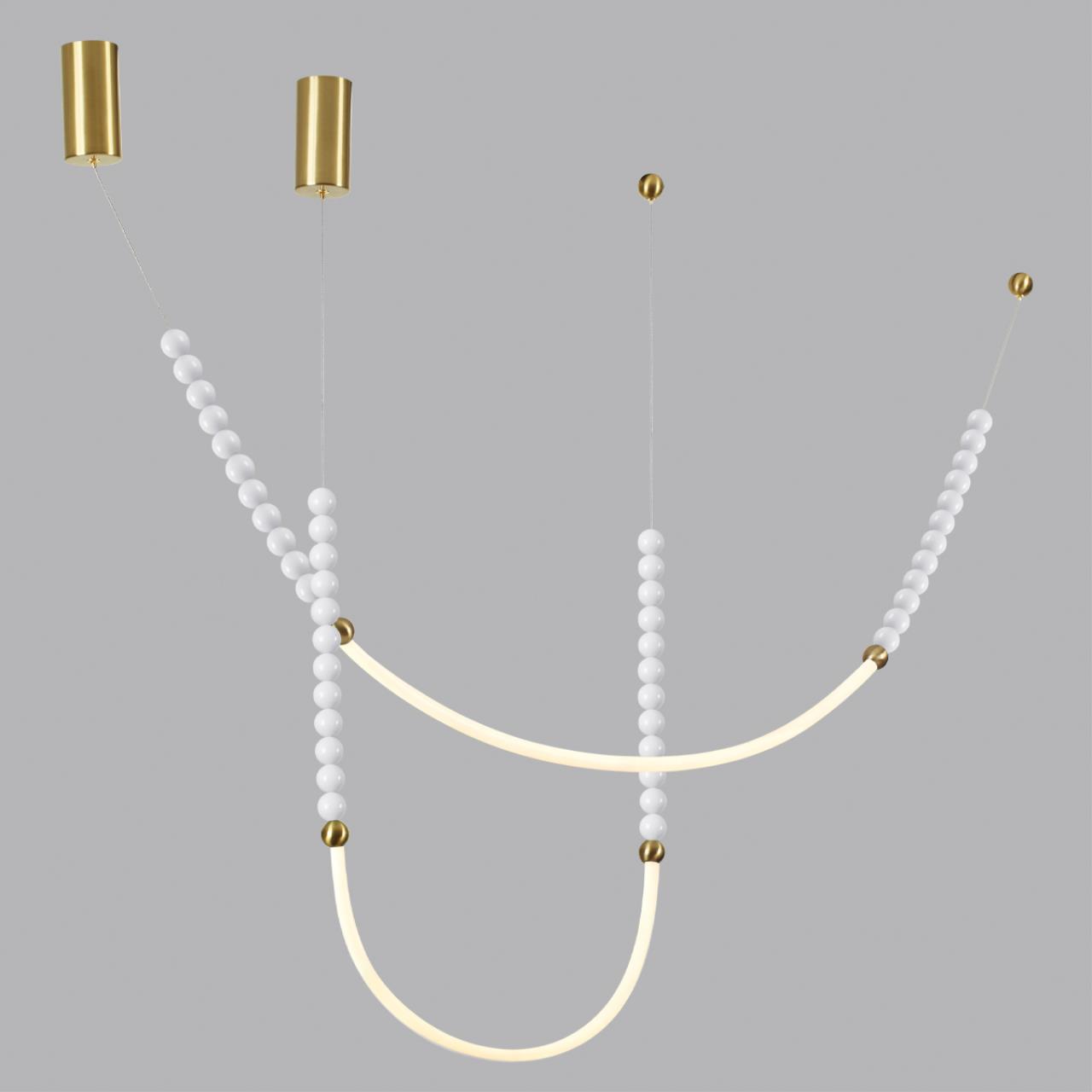 Потолочный светильник 150*150 см, 1 LED*24W, 3000 К, Odeon Light Monella, античная бронза 6639/24CL