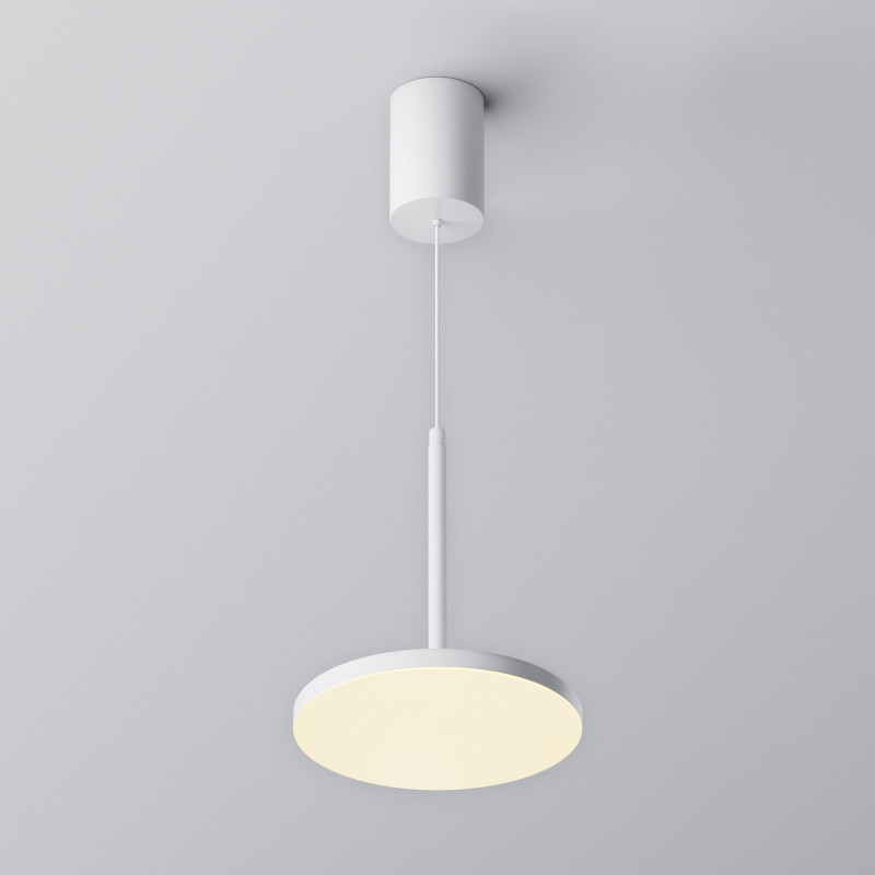 Подвесной светильник 18,5*18,5*195 см, LED, 12W, 3000К, Maytoni Technical PLATO P076PL-L12W3K-W белый
