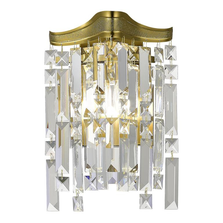 Светильник настенный 19*28 см, 1*E14 ST LUCE Ofelia SL1659.301.01 латунь