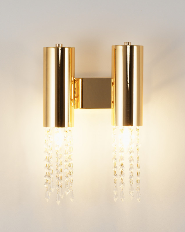 Бра 25*40 см, E14 80 W, Moderli Klimand V10011-2W Золотой