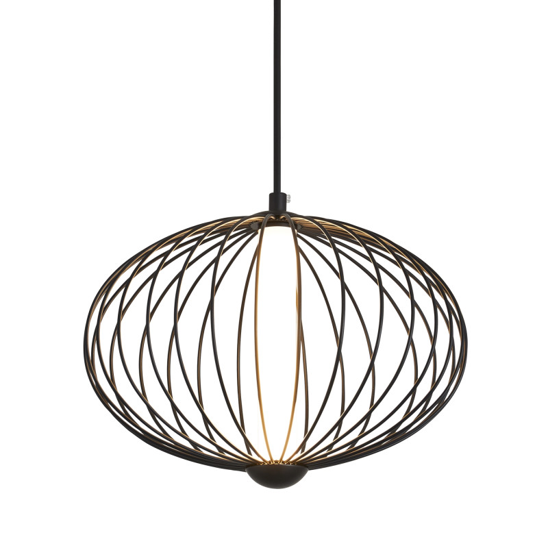 Светильник 30 см, 8W, 3000K, Freya Sabi FR6131PL-L10B, черный