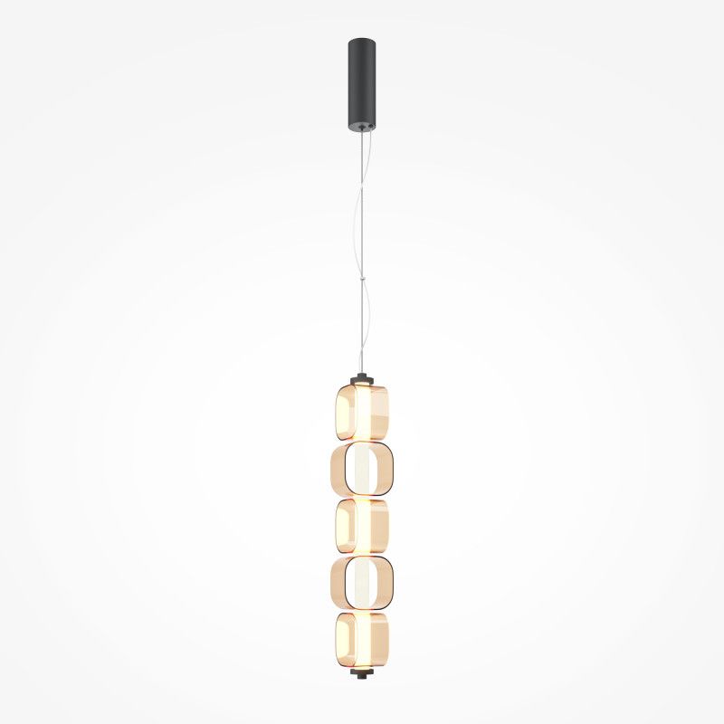 Подвесной светильник 12*12*382 см, LED*13W, 3000K, Maytoni Ritmo MOD381PL-L30B3K, черный