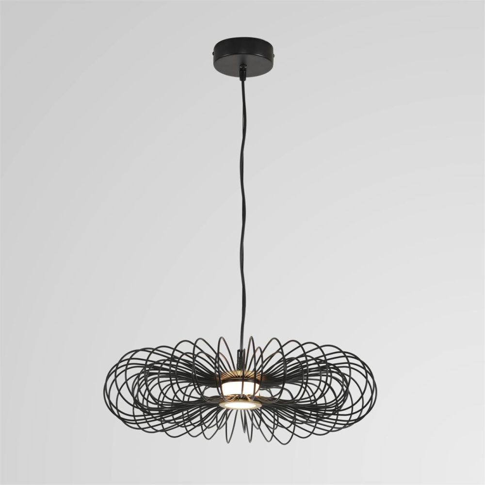 Подвес *50*166,5-166,5 см, 1*LED*9W, 3000K, Lumion Camomile LUM8301/9L, черный
