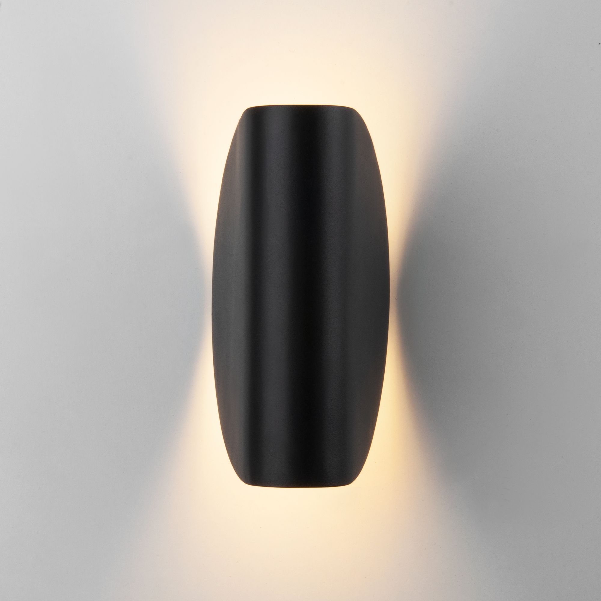 Уличный настенный светодиодный светильник Taco IP54 1632 TECHNO LED чёрный Elektrostandard