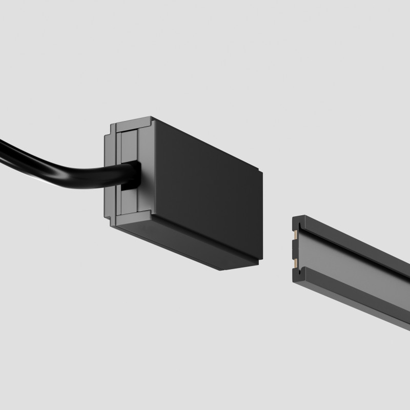 Ввод питания Flexity 1,3*4,2*2,1 см, Maytoni Technical Accessories for tracks Flexity TRA200B-11B-100 черный