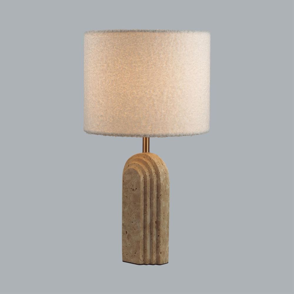 Настольный светильник *28*52- см, 1*E27*40W, Odeon Light Ondulato 7172/1T, бежевый