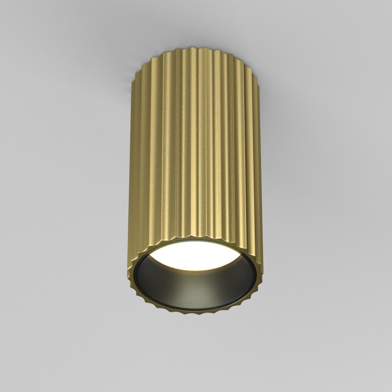Накладной светильник 6 см, Maytoni Calipso C106CL-01-GU10-BS, латунь