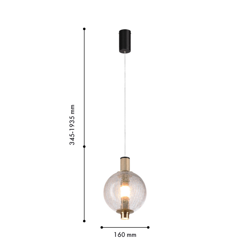 Подвесной светильник 16*193,5 см, 9W, Favourite Kolbe 4316-1P