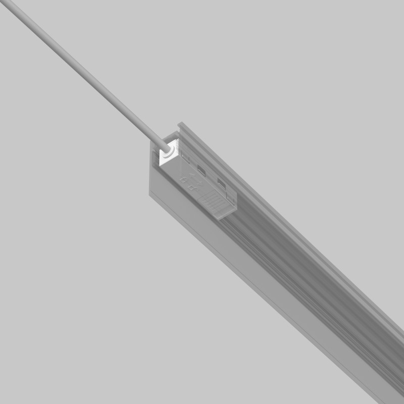 Подвод питания 35*1,7*1,9 см, Maytoni Technical Accessories for tracks Exility TRA034B-42W-1 белый