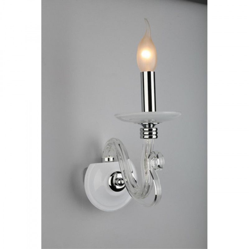 Бра 24*12*35 см, 1*E14, 40W, Aployt Estel APL.702.01.01, белый