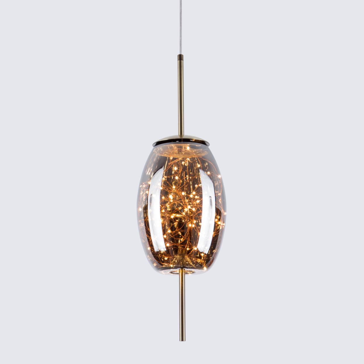 Подвесной светильник 18*18*160 см, LED 8W, 4000K, Бронза MODELUX ML.375.280