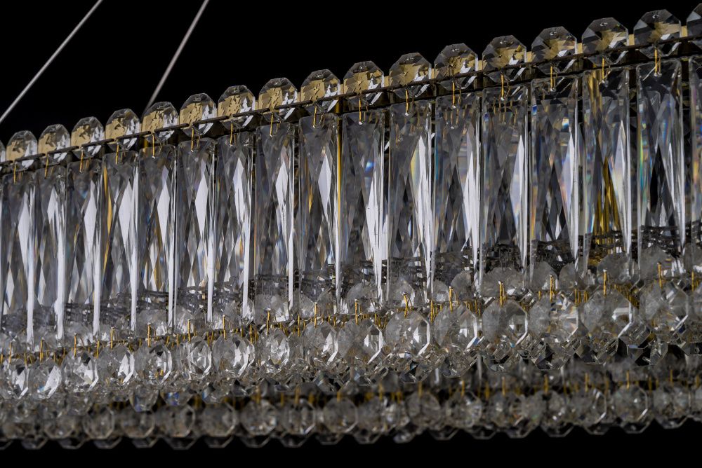 Люстра подвесная *95* см, Led лента*LED*75W, 3000/6500K, Dio D`arte Entratico Entratico L 1.5.95x45.100 G, золото