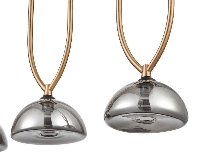 Подвесной светильник 16*58*157 см, 3*G9 черный, золото Vele Luce Astiy VL5434P03