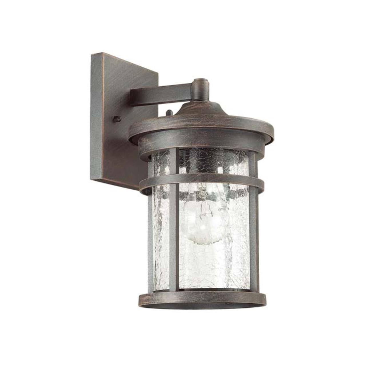 Уличный настенный светильник Odeon Light Virta 4044/1W черный/патина Уличный