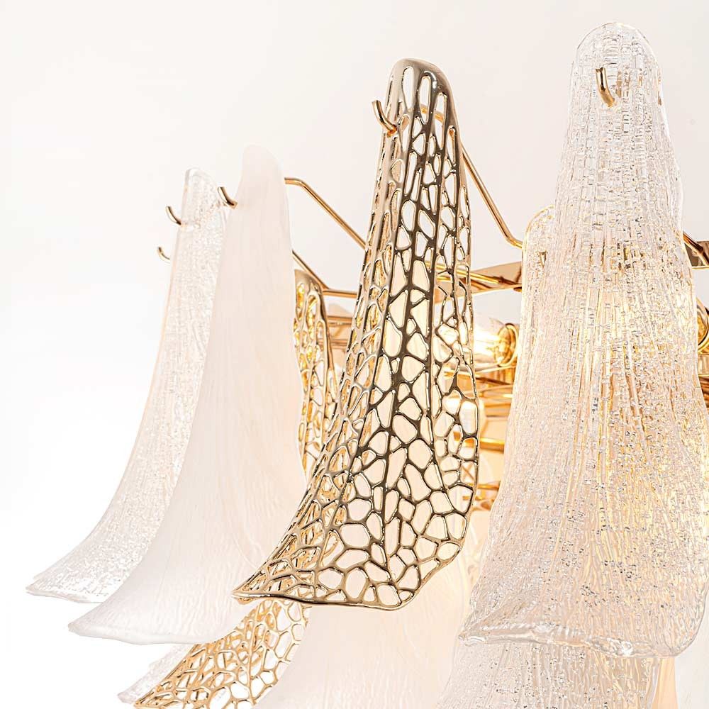 Подвесная люстра 105*73/120 см, 28*Е14 MODELUX premium ML.6777.28P GD золото