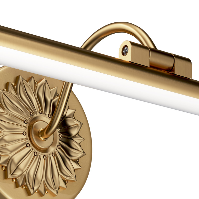 Подсветка 42 см, 9W, 3000K, Maytoni Verticale MIR014WL-L9G3K, золото