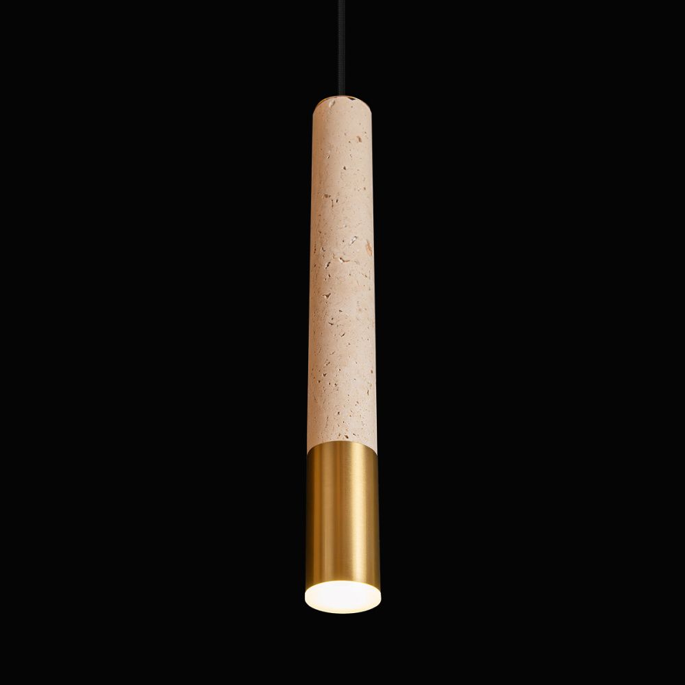 Подвесной светильник 4 см, Loft IT Everest 10583C Bronze, бронза-травертин