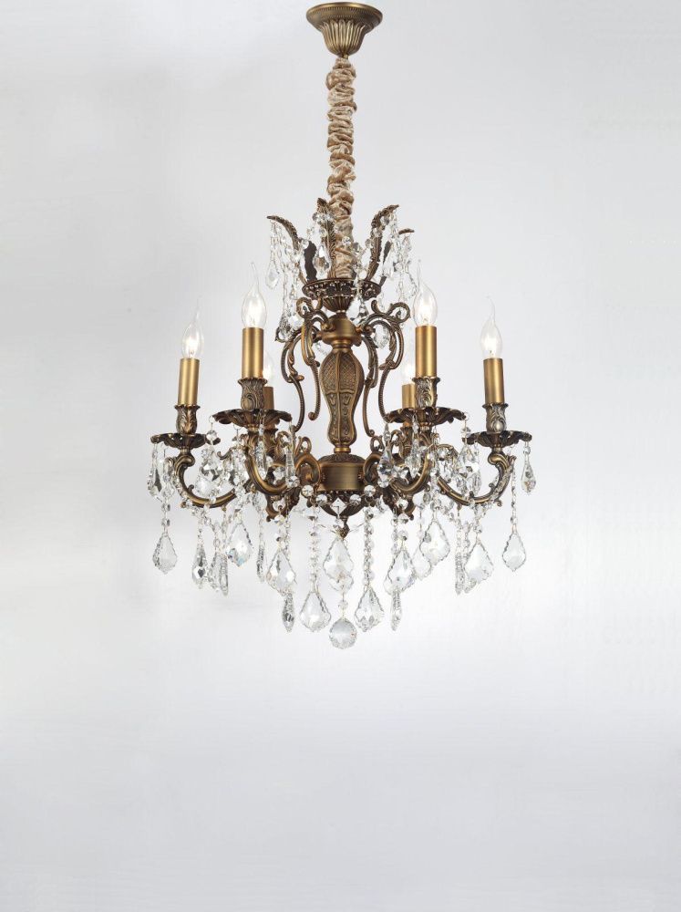 Люстра *58*96 см, 6*E14*60W, Lucia Tucci Barletta BARLETTA 122.6 antique, бронзовый