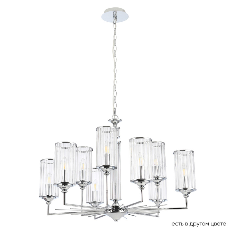 Светильник 80 см, Crystal Lux GLORIA SP9 CHROME, хром