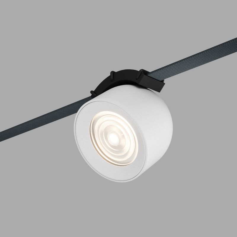 Светильник на шине *10*10,7- см, *LED*12W, 2700-6000K, Denkirs BELTY SPOT DK5640-WH+BK, черный пластик