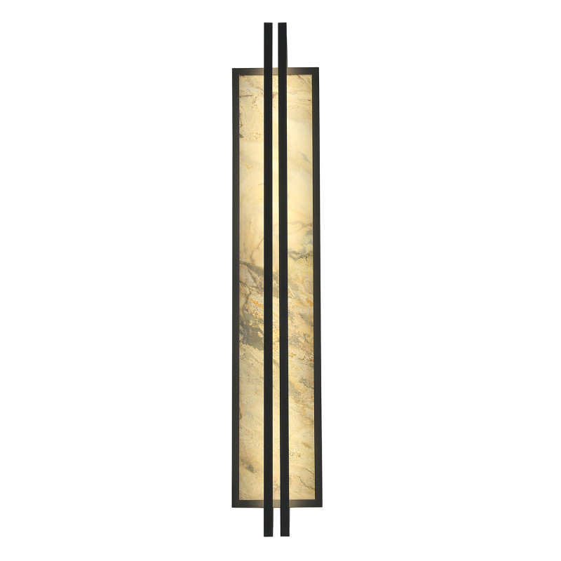Бра 12,5*16*90 см, 35W, Favourite Tallar 4442-2W матовый черный/зеленый песчаник