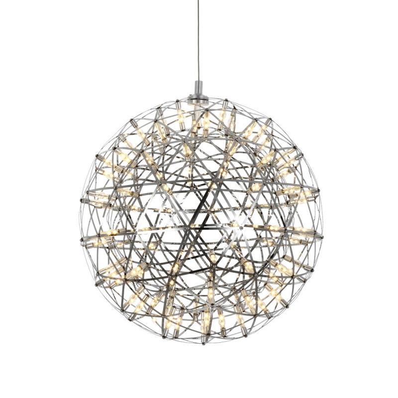 Подвесной светодиодный светильник Loft IT 9027-43, 28W LED, 3000K, диаметр 43 см, хром