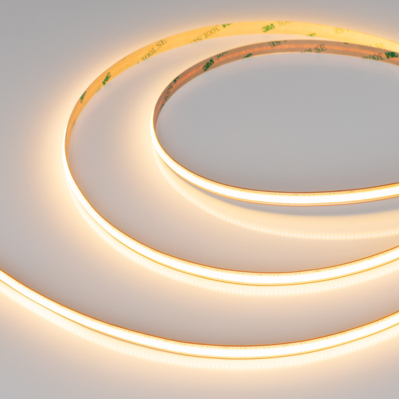 Лента COB-X528-8mm 24V Warm2700 (6 W/m, IP20, 5m, FreeCut) (Arlight, Свободная резка) 046888. Цена указана за 5 метров. Продается кратно 5 метрам.