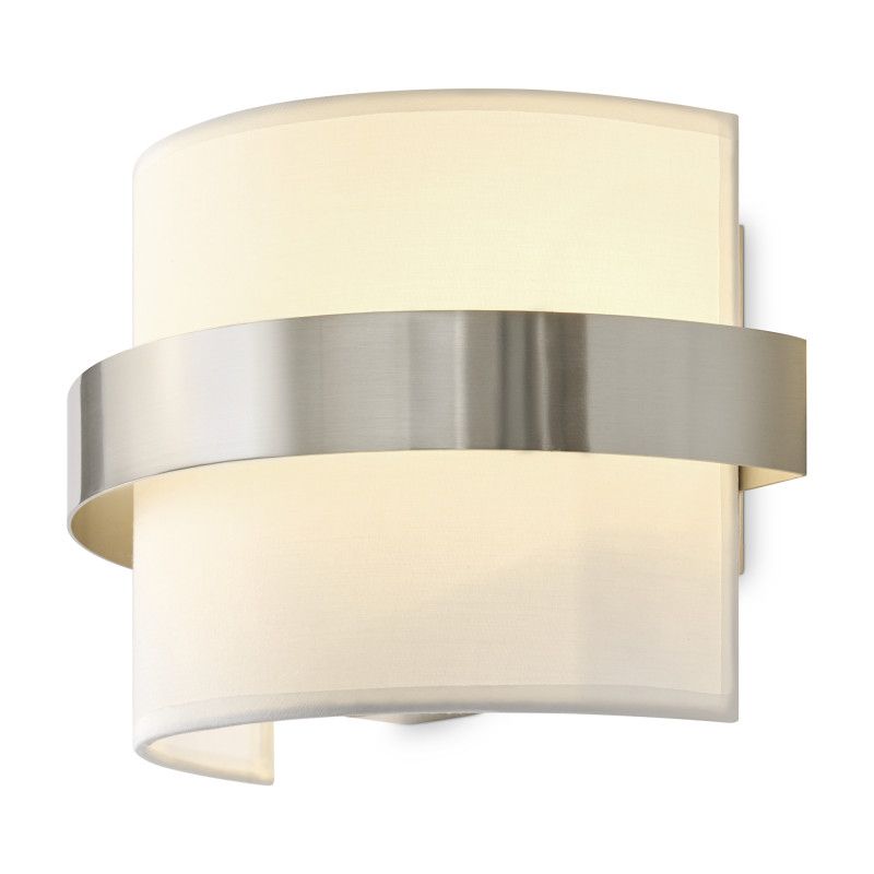 Бра 28*19,5*17,5 см, 2*E14*40W, Freya Bride FR5367WL-02N, никель