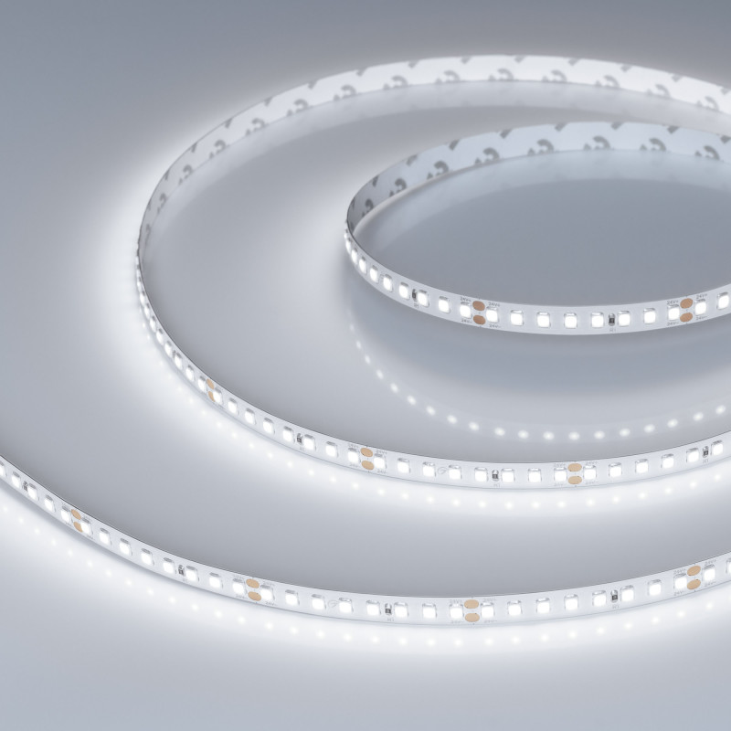 Лента RT-A160-8mm 24V White6000 (12 W/m, IP20, 2835, 5m) (Arlight, высок.эфф.150 лм/Вт) 024534(2). Цена указана за 5 метров. Продается кратно 5 метрам.