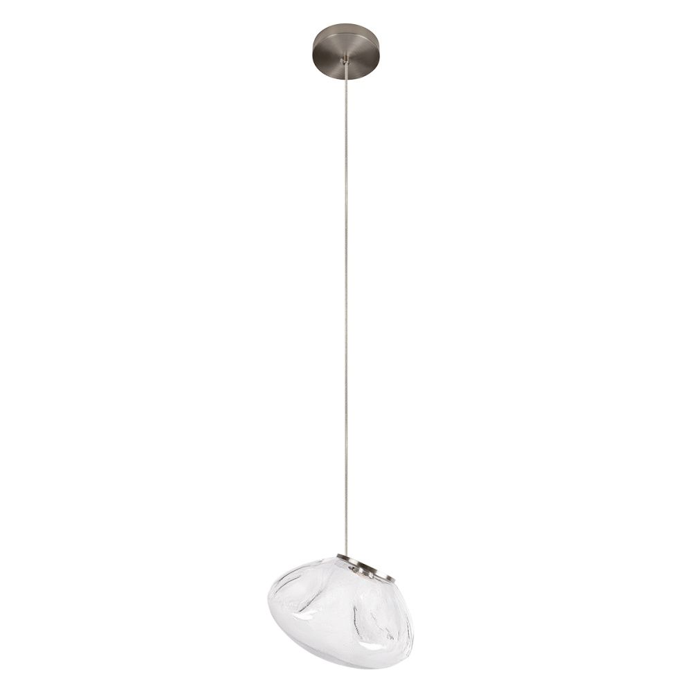 Подвесной светильник 20 см, 6W, 3000K, Loft IT Random 10469S Clear, никель