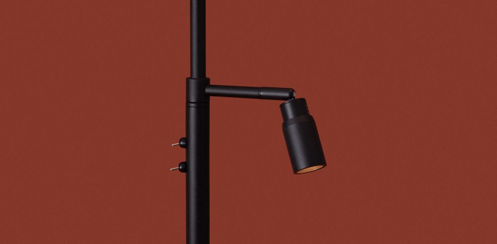 Торшер 47**-160 см, 1*E14*40W, Freya Flint FR2066FL-L40B, Черный