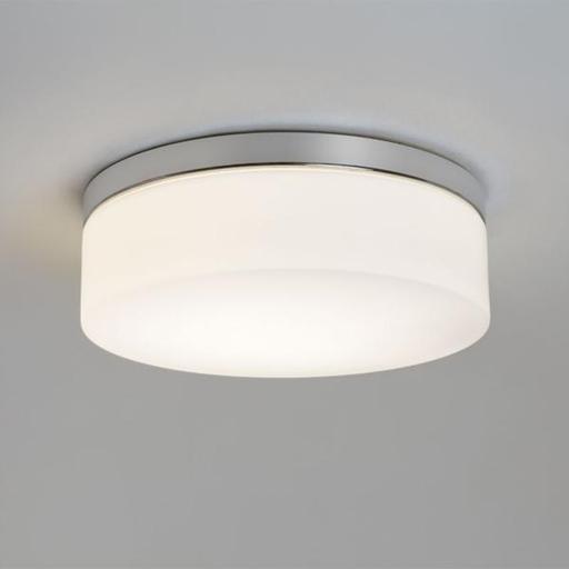 Потолочный светильник для ванной комнаты Astro 7186 Sabina, диаметр 28 см, хром/белый матовый