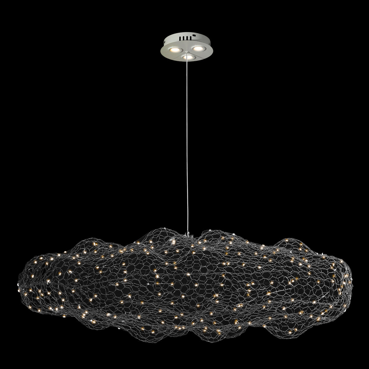 Подвесной светильник 150*68 см, LED 3000K LOFT IT Cloud 10247/1500 Silver серебро