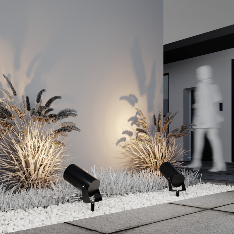 Ландшафтный светильник 23*13*19,2*26,7 см, LED*30W, 3000 К, Outdoor Bern O050FL-L30GF3K Maytoni Outdoor, Графит