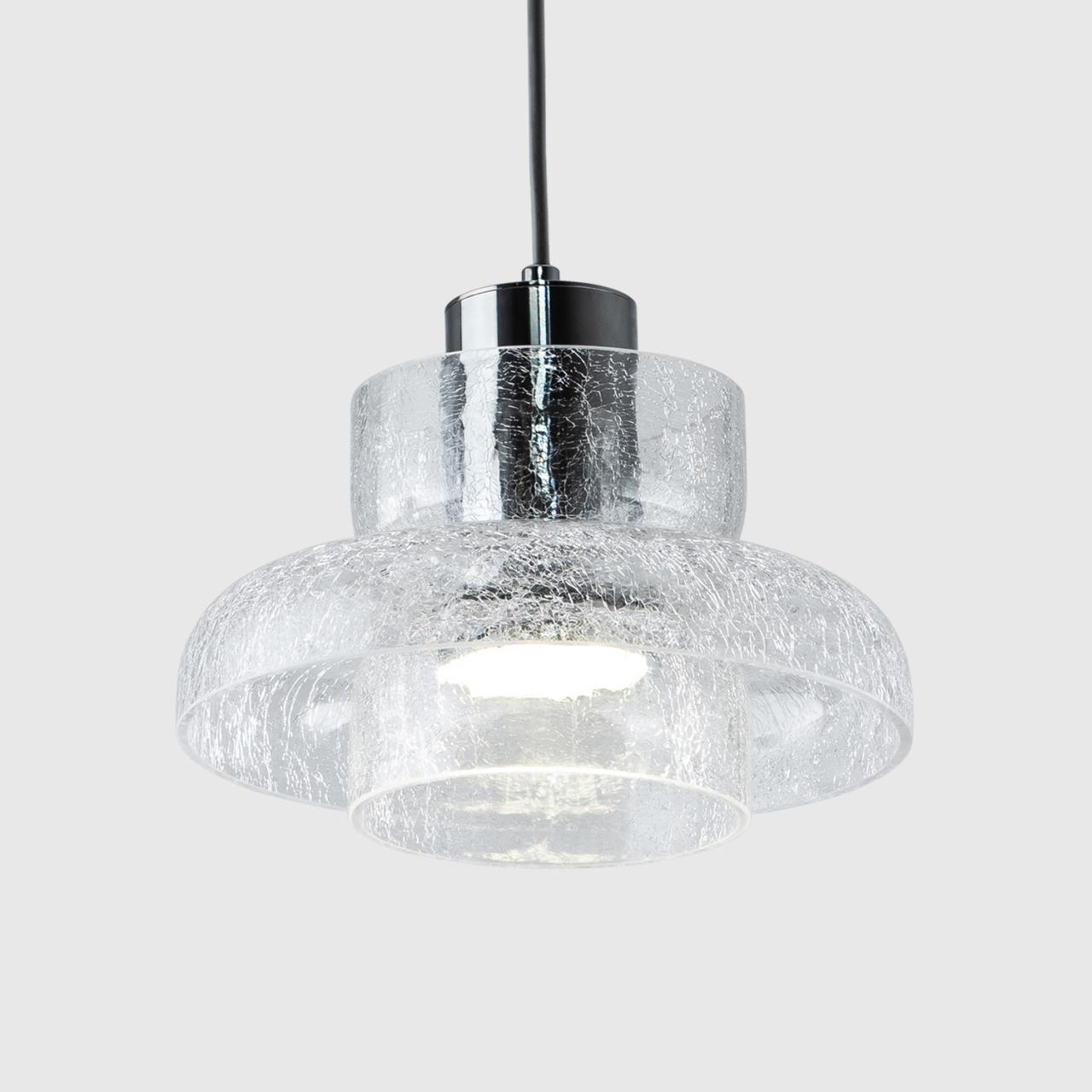 Подвесной светильник 9x22x17см, LED, 10Вт, 3000 / 6500К, Modelux MS.1412.220 CR Хром