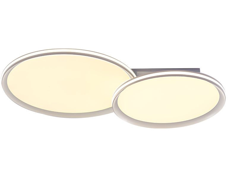 Накладной светильник 80*80*13,5 см,  LED, 100W, 3000-6000K, Stilfort Alumin 4016/01/02C белый