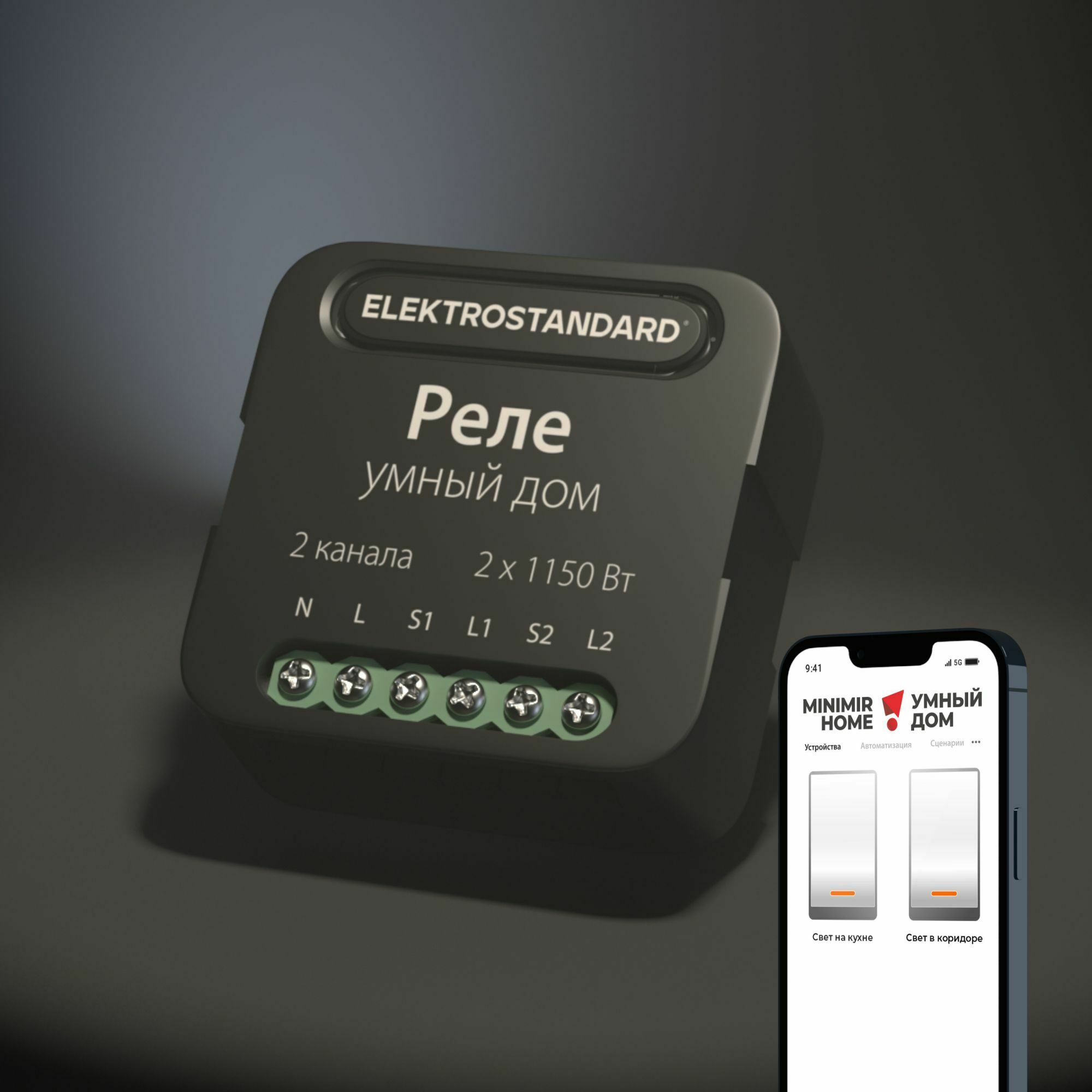 Умное двухканальное реле 76007/00 Elektrostandard