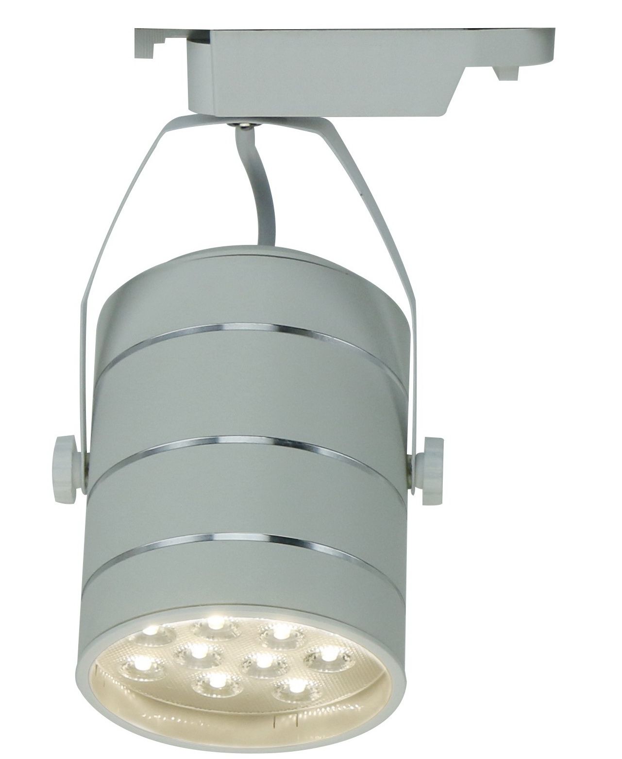 Трековый светильник Arte Lamp A2712PL-1WH, белый, 24x22x10см, LED, 12W, 4000K,840Lm